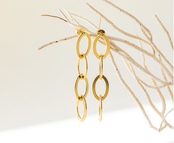 Earrings Jasmine gold