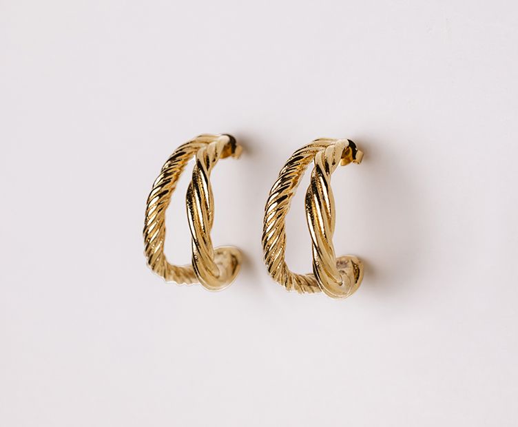 Mirtha Gold Earrings