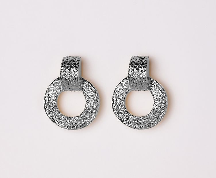 Boucles d'oreilles Gloria Argent