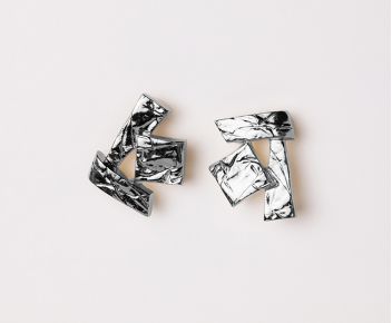 Kubista Silver Earrings