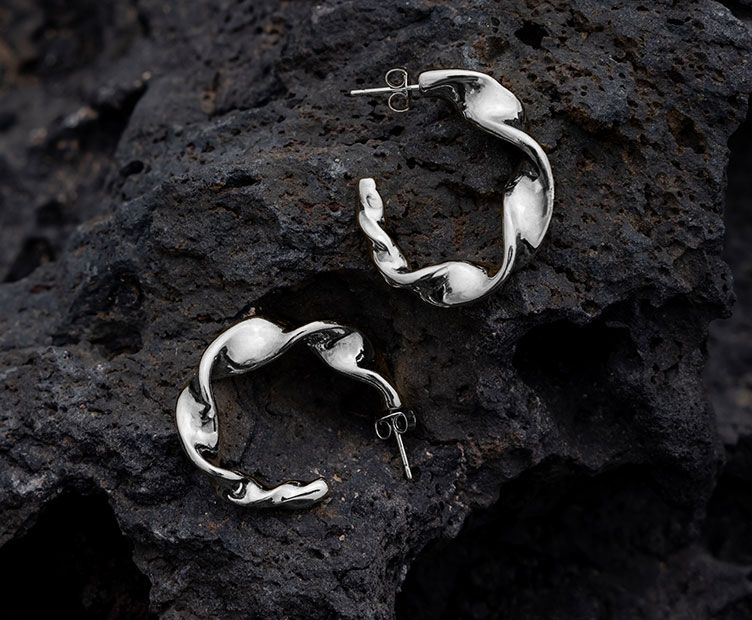 Romy Silver Earrings